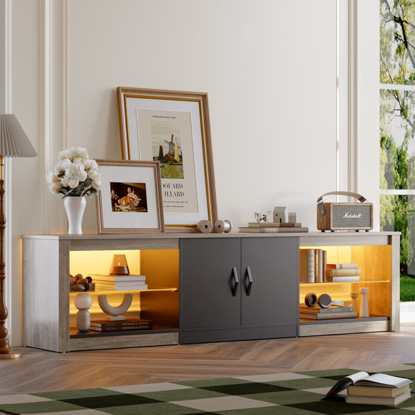 75 inch glass tv stand sales